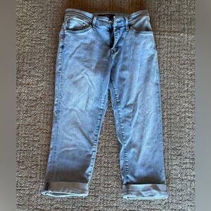 Mavi Relaxed Fit Light Blue Cropped Jeans